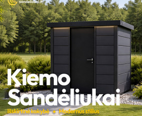 Statybos darbai - Sandėliukai - Mediniai ir skardiniai - 2