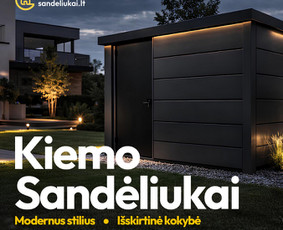 Medžio darbai, staliai - Sandėliukai - Mediniai ir skardiniai - 1