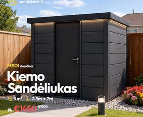 Medžio darbai, staliai - Sandėliukai - Mediniai ir skardiniai - 4