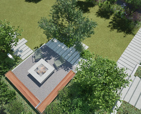 Aplinka, sodas - Privačių kiemų projektavimas, apželdinimo planai ir 3D - 1