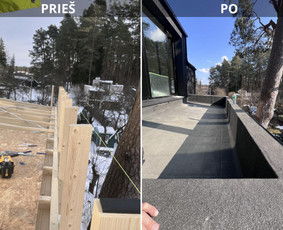 Fasadų apdaila, dažymas - Fasado apdaila ir &Scaron;iltinimas, terasų,stoginių montavimas - 2