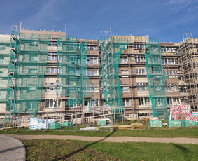 Fasadų apdaila, dažymas - Ventiliuojami fasadai, daugiabučių renovacija - 3