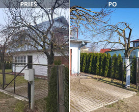 Vejos priežiūra, įrengimas - Auk&scaron;tos žolės pjovimas, smulkinimas. - 1