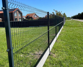 Segmentinės tvoros - Skardinės/segmentinės tvoros. Stulpų/bortelių montavimas. - 3