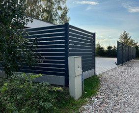 Skardinės/segmentinės tvoros. Stulpų/bortelių montavimas. / Lukas / Darbų pavyzdys ID 4332649