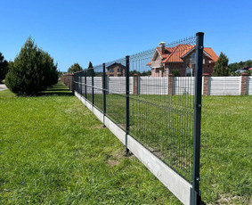 Skardinės/segmentinės tvoros. Stulpų/bortelių montavimas. / Lukas / Darbų pavyzdys ID 4332655
