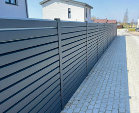 Segmentinės tvoros - Skardinių tvorų gamyba/montavimas - 3