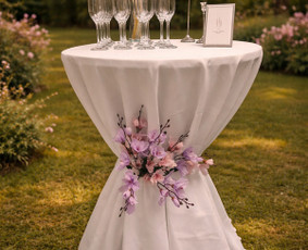 Įvairios paslaugos vestuvėms - &Scaron;ampano staliukas - 3