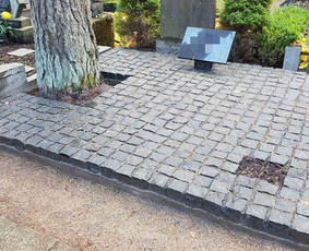 Kapo dekoravimas akmenėliais - Kapų / Kapaviečių įrengimas ir atnaujinimas. - 2