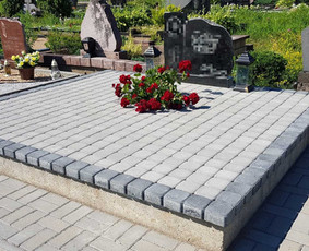 Kapo dekoravimas akmenėliais - Kapų / Kapaviečių įrengimas ir atnaujinimas. - 1