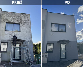 Stogo dažymas - Auk&scaron;talipių paslaugos / Daugiabučių remontas - 2