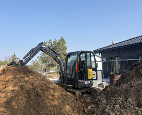 Inžinerinių tinklų įrengimas - Mini ekskavatorius su operatoriumi 25/50/110 cm kau&scaron;ai - 3