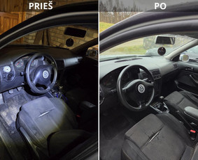 Automobilių plovyklos - Automobilio salono cheminis valymas - 3