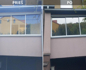 Plėvelių klijavimas ant langų, durų ir kitų paviršių / ProFill lanų plėvelės / Darbų pavyzdys ID 4333979