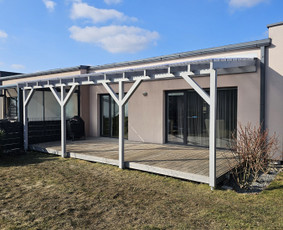 Pavėsinių gamyba, statymas - Karkasinai namai, terasos, stoginės ir kiti darbai. - 4