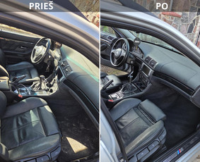 Automobilių plovyklos - Automobilio salono cheminis valymas - 4