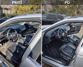 Automobilių plovyklos - Automobilio salono cheminis valymas - 1