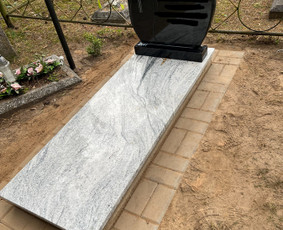 Kapavietės užpylimas skaldele - Kapaviečių statybos/atnaujinimo/remonto darbai - 1