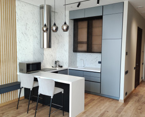 Pakabinamų lubų montavimas - Apdailos darbai - 2