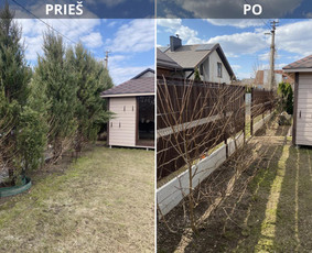 Tradiciniai amatai - Sklypų tvarkymas: medžių ir krūmų pjovimas su i&scaron;vežimu. - 4