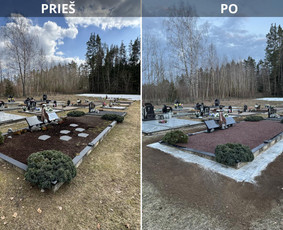 Kapų tvarkymas, priežiūra - Angelų vizija - kapų tvarkymas - 1