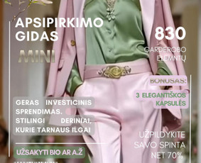Asmeninis apipirkimas - Asmenybės ir Įvaizdžio Dizainerė. Stilistė Brandmakerė - 2