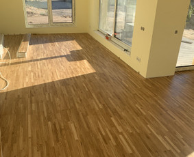 Parketo, parketlenčių klojimas - Grindų ir grindjuosčių montavimas - 3