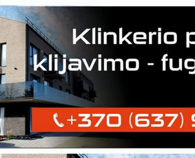 Fasado remontas - Klinkerio klijavimas ,Klinkerio fugavimas. - 1