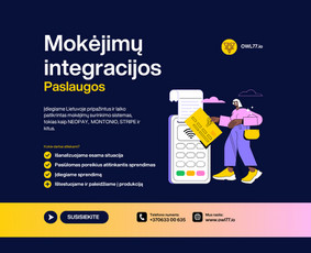 Mokėjimo sistemų pajungimas - Next.js ekspertas: Greitų verslo sistemų ir Seo optimizuotų - 1