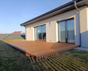 Statybos darbai - Sraigtinių polių, terasų įrengimas - 2