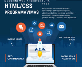 Internetas, IT - Next.js ekspertas: Greitų verslo sistemų ir Seo optimizuotų - 3