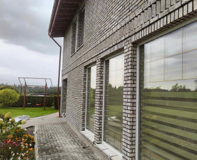 Fasadų apdaila, dažymas - Klinkerio klijavimas - 4