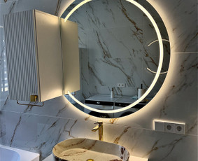 Statybos, apdaila - Nestandartinių du&scaron;ų, led veidrodžių, terasų, stiklinimas. - 2