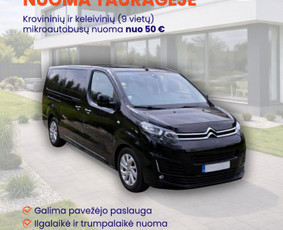 Renginiai, &scaron;ventės - Keleivinių ir krovininių mikroautobusų nuoma Tauragėje - 1
