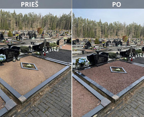 Kapų tvarkymas, priežiūra - Angelų vizija - kapų tvarkymas - 1