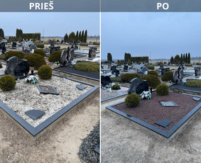 Kapų tvarkymas, priežiūra - Angelų vizija - kapų tvarkymas - 1