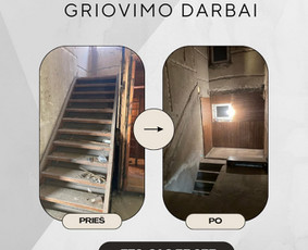 Griovimo darbai - Griovimo darbai, perkraustymas, &scaron;iuk&scaron;lių i&scaron;vežimas - 4