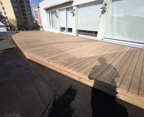 Sodo, mediniai nameliai - Fasadai, terasos,karkasiniai nameli ir kiti dailides darbai - 1