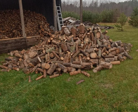 Malkos: gamyba, pristatymas - Parduodamos malkos pu&scaron;is, eglė 8m&sup3; - 1