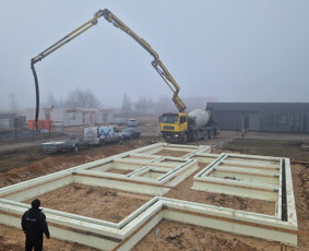 Pamatų liejimas, įrengimas - Pamatų įrengimo darbai - 1
