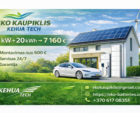 Statybos, apdaila - &bdquo;buItiniai elektros kaupikliai namams su saulės panelėmis&ldquo; - 3