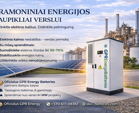 Alternatyvi energija - &bdquo;buItiniai elektros kaupikliai namams su saulės panelėmis&ldquo; - 3