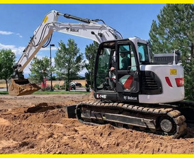 Statybinės technikos nuoma - Visi Žemės kasimo darbai. Bobcat ekskavatoriaus nuoma - 1