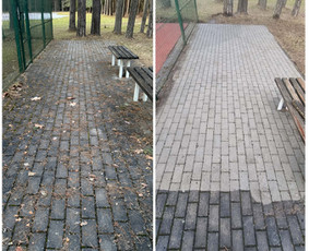 Statybos, apdaila - Fasadų ir trinkelių plovimas - 2