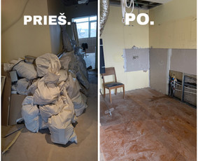 Statybos darbai - Perkraustymas, griovimas, i&scaron;ne&scaron;imas - 3