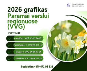 Verslo planų rengimas - Finansavimo paie&scaron;ka, parai&scaron;kų rengimas. - 2