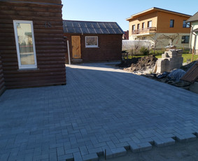 Statybos, apdaila - Trinkelių klojimas - 1