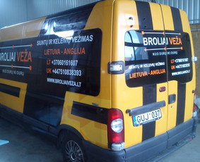 Reklama ant transporto - Spauda / Reklamos gamyba / Verslo dovanos / Maketavimas - 1