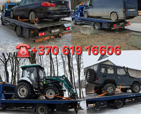 Automobilio užvedimas - Tralas Utena 24/7 įvairių krovinių pervežimas - 1