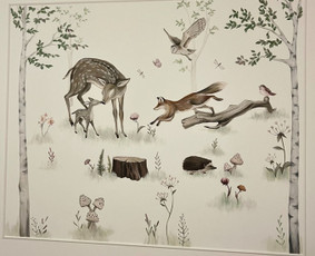 Interjero dekoravimas - Dailininkė. Tapyba ant sienų ir paveikslai - 3